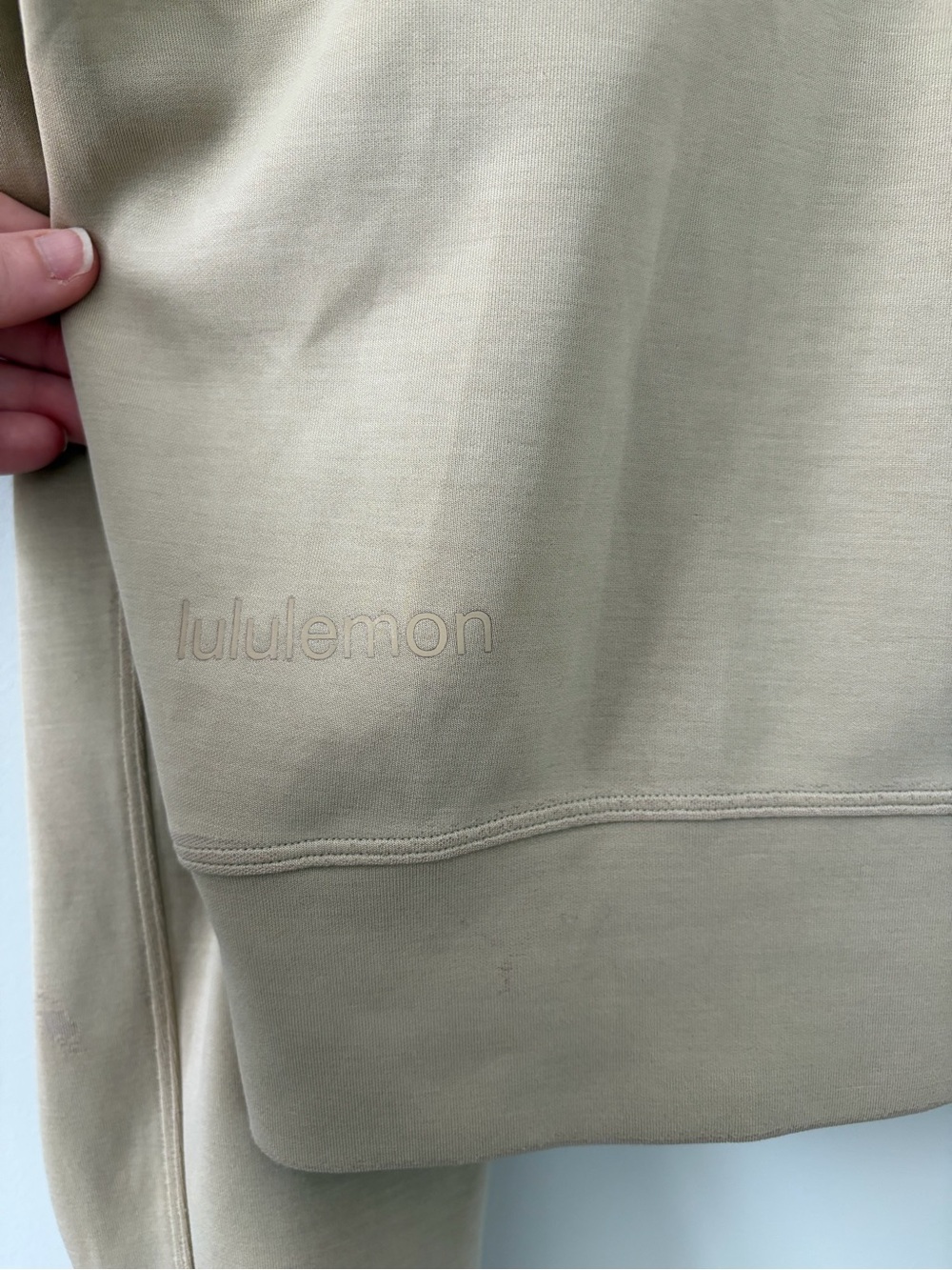 Lululemon Softstreme Crewneck Oversized Pullover Sheer Oak 10 - Picture 5 of 8